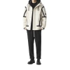【299 yuan with free shipping 】 Momeck contrasting color shoulder sleeve jacket Men's hooded casual men's down jacket 88581 Item Picture